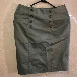 H&M skirt olive green